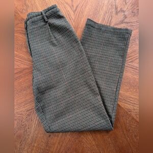 Plaid Preppy Trousers